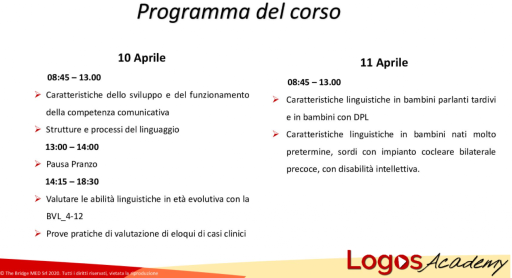 Caratterizzare i distrubi del linguaggio