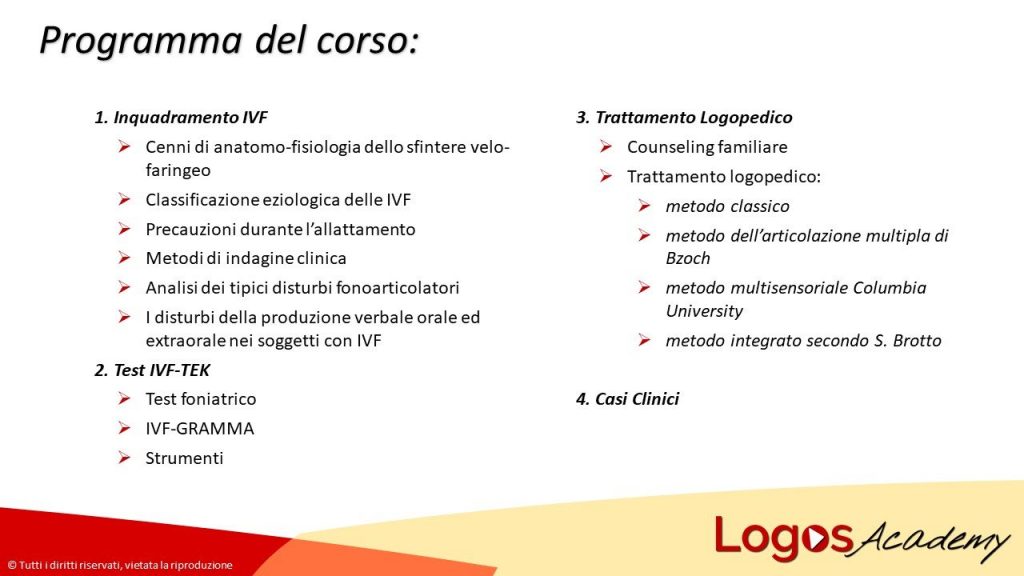 programma corso ecm logopedisti BROTTO